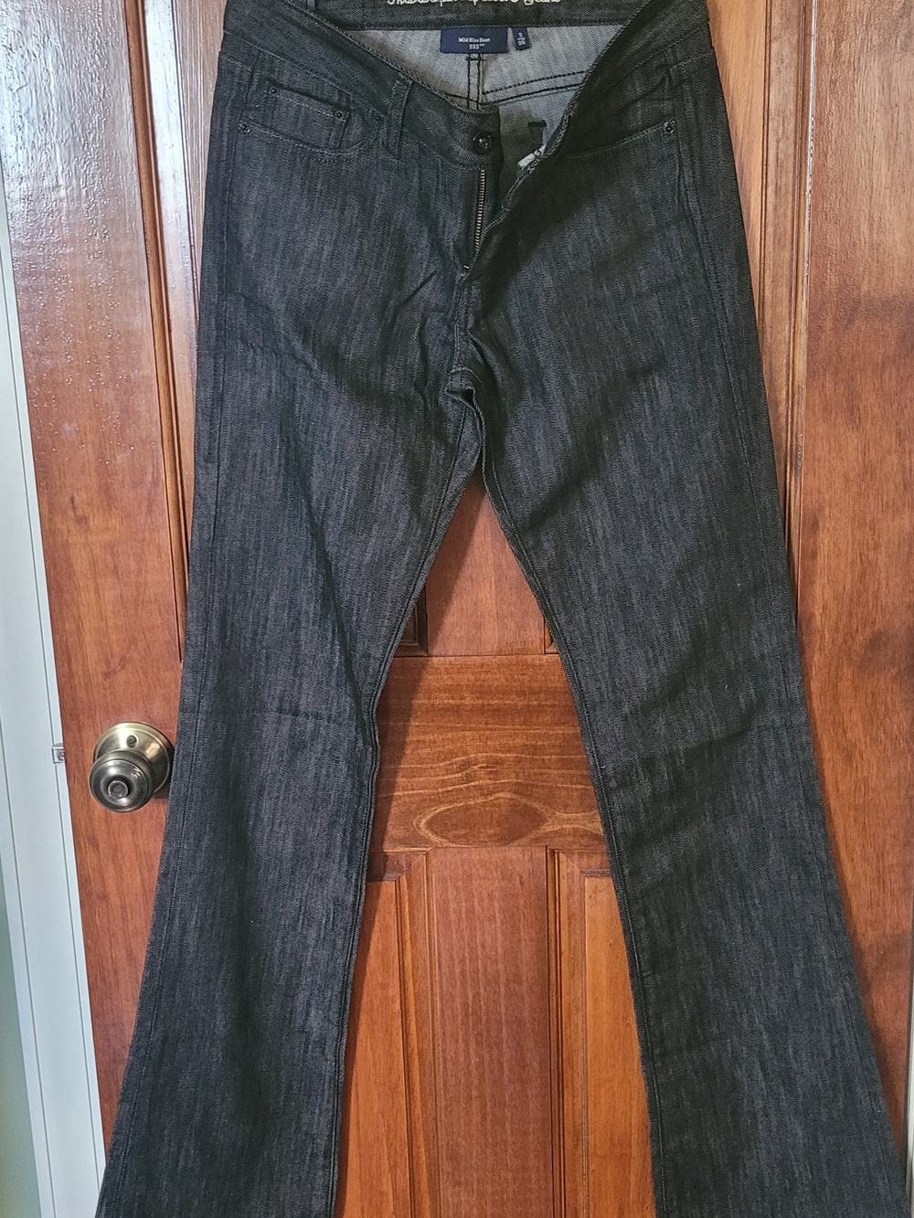 Levis  Black Mid Rise 553 Bootcut Jeans